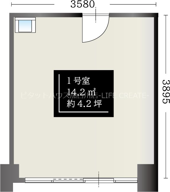 赤松ビル店舗 間取り図