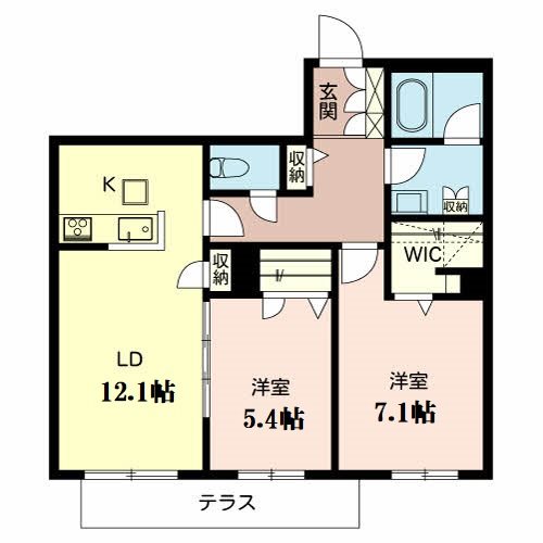 シャーメゾン　アトリエール 間取り図
