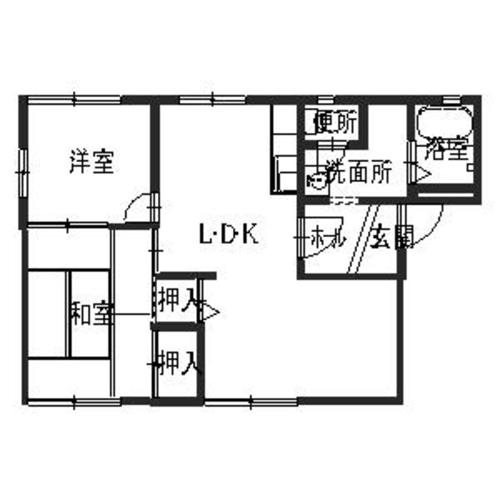 サニーコーポ 間取り図