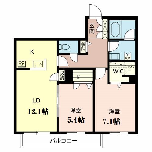 シャーメゾン　アトリエール 間取り図