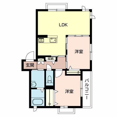 シャーメゾン西野添Ⅰ 間取り図