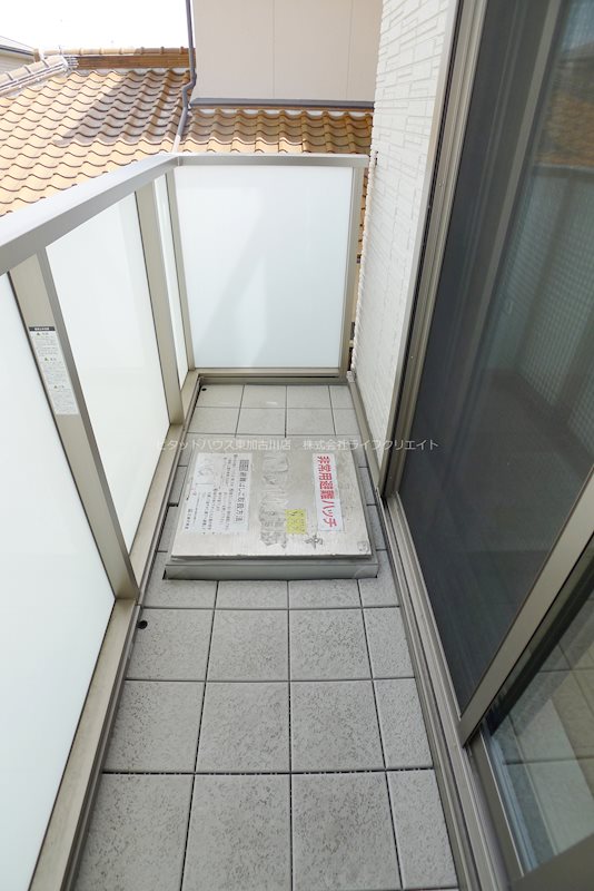 シャーメゾン西野添Ⅰ ベランダ
