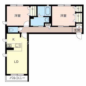 シャーメゾン新野辺 間取り図