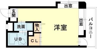 加古川尾上ヤングパレス 間取り図