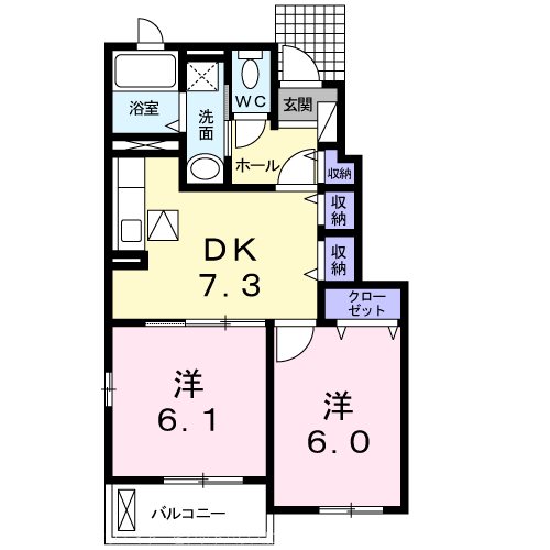 プロスペリティーⅢ 間取り図