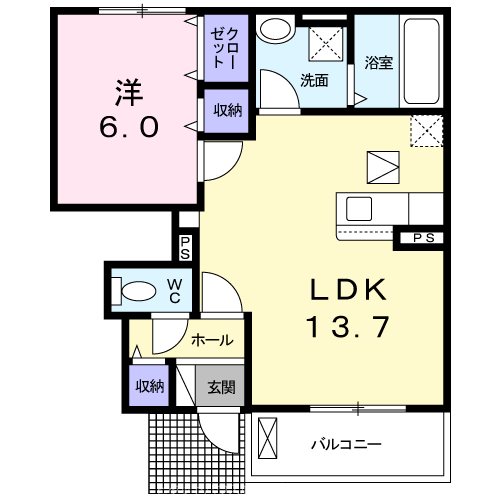 コンコルド　ラ　ファイエットⅢ 間取り図
