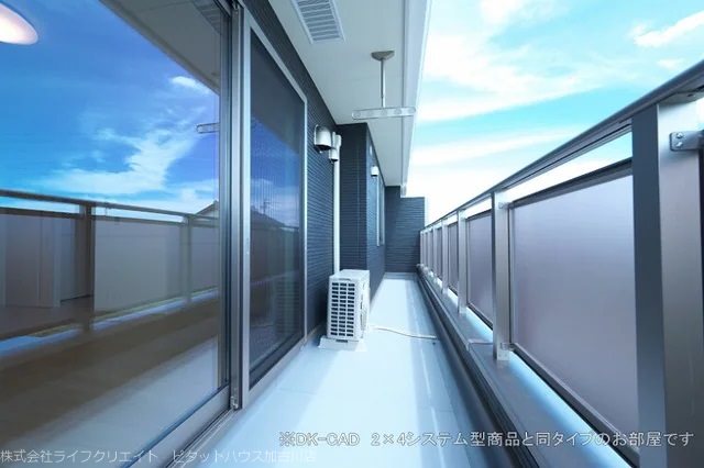 コンコルド　ラ　ファイエットⅢ ベランダ