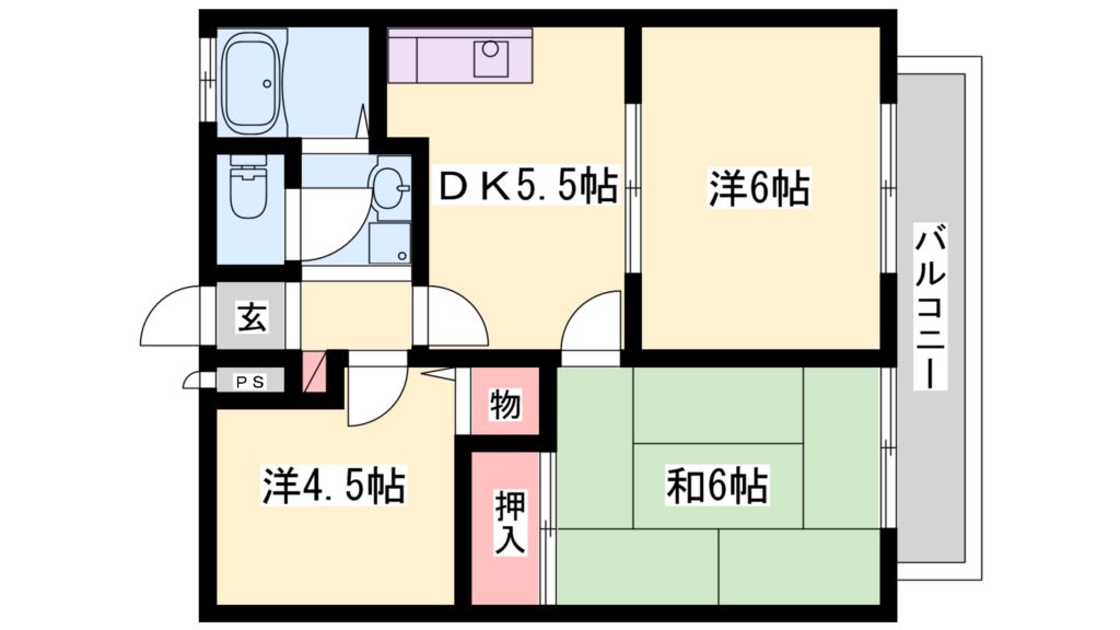 パストラル 間取り図