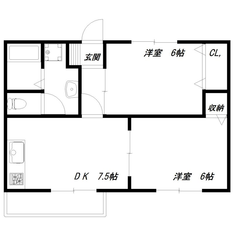 エスポワールメゾンＡ 間取り図