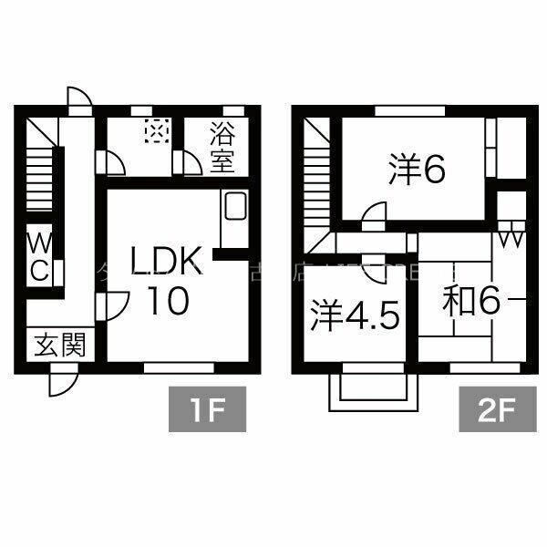 セントポーリアＢ棟 間取り図