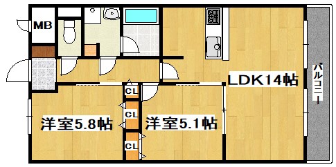 パーク・フォレスト 間取り図