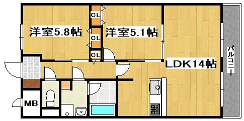 パーク・フォレスト 間取り図