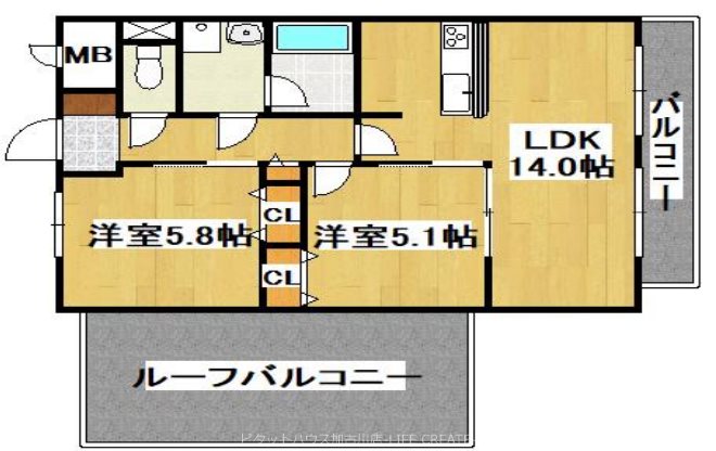 パーク・フォレスト 間取り図