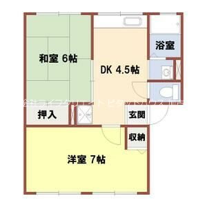 サニーハイツ 間取り図