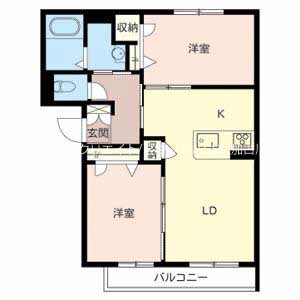 エフ・メゾン 間取り図