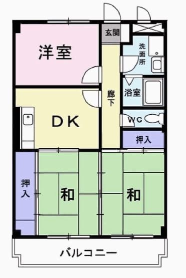 パインコート 間取り図