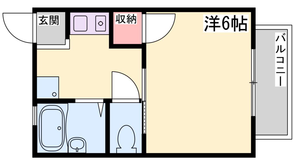 スカイパレス 間取り図