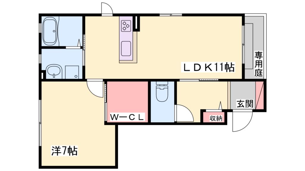 アンビシアきた　B棟 間取り図