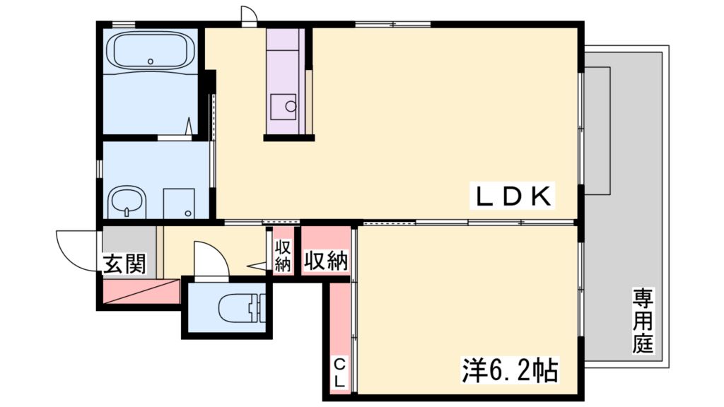 メサ・ヴェルデ 間取り図