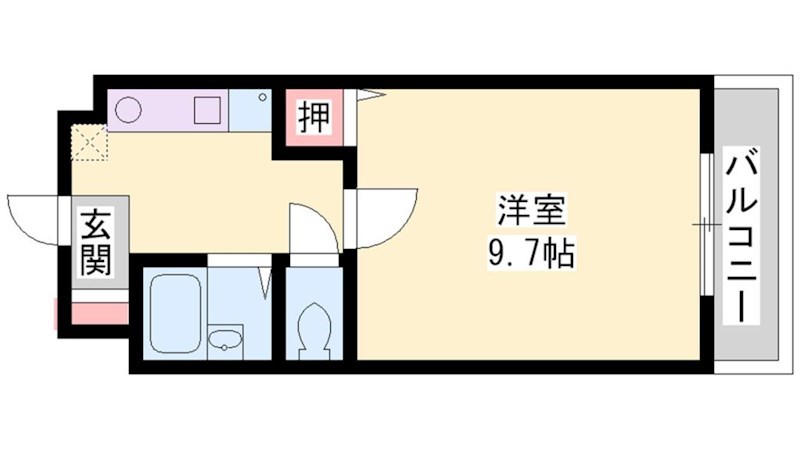 スカイシャトー 間取り図