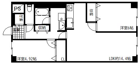 明石土山駅前ｽｶｲﾊｲﾂＣ 間取り図