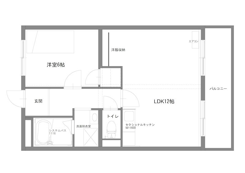 イーストコート 間取り図