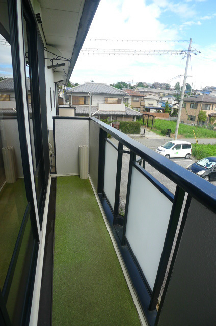 ハイツサンライフ　D棟 ベランダ