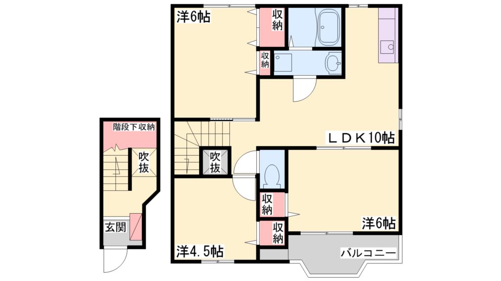 ハーブテラスⅡリーフ 間取り図