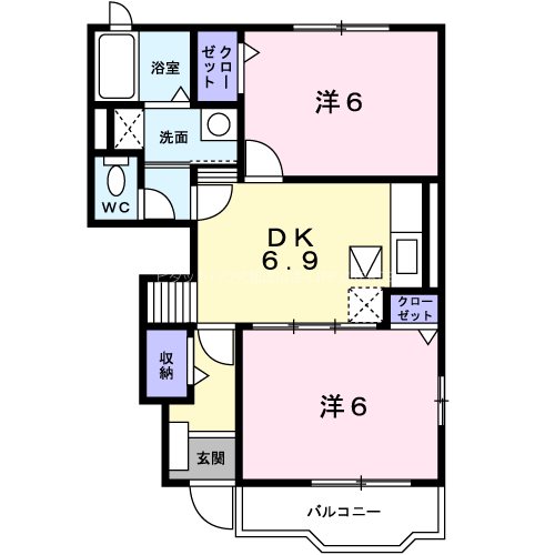 シャン・ド・フルールII 間取り図