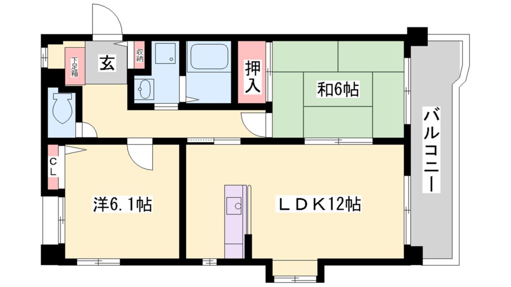 ビュー・グリーン加古川 間取り図