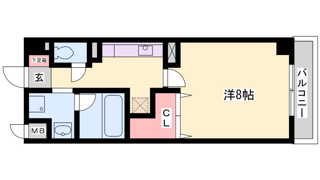 クレストコート加古川 間取り図