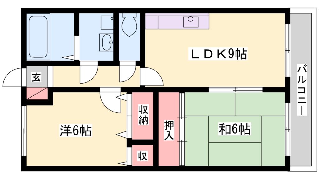 クレストⅡ 間取り図