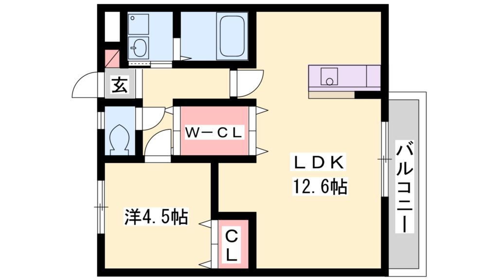 シーガルハウス 間取り図