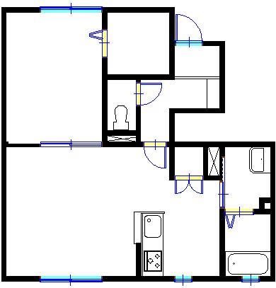 プランドール中津 間取り図