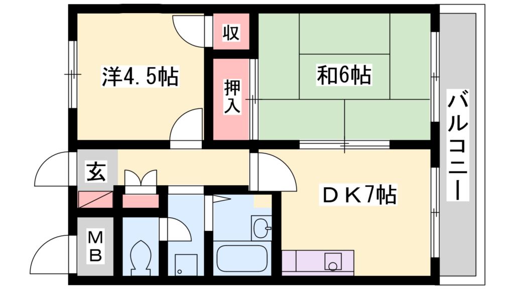 第14サンライズイトウ 間取り図
