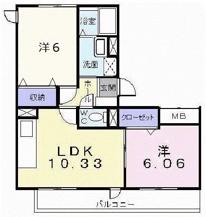 パルティーレ 間取り図