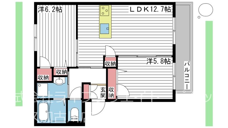 エフ・メゾン 間取り図