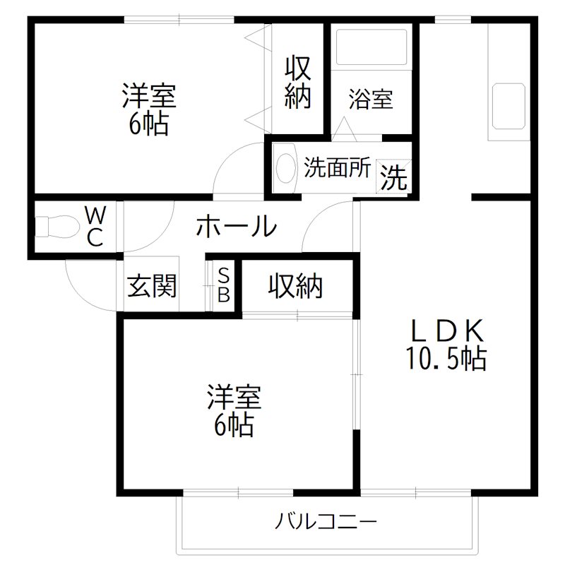 プランドール　ハリマ　Ａ棟 間取り図