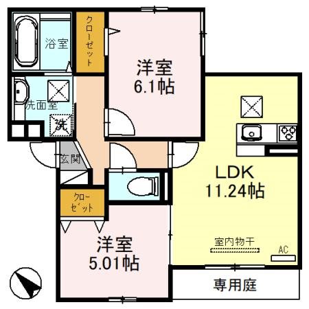 ビエネスタル 間取り図