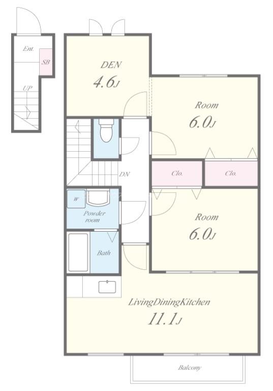 パルカーサ 間取り図