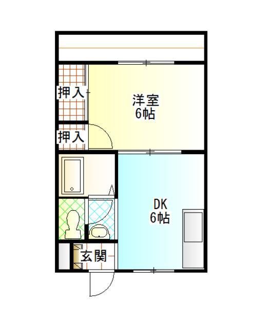 シャトー尾上 間取り図