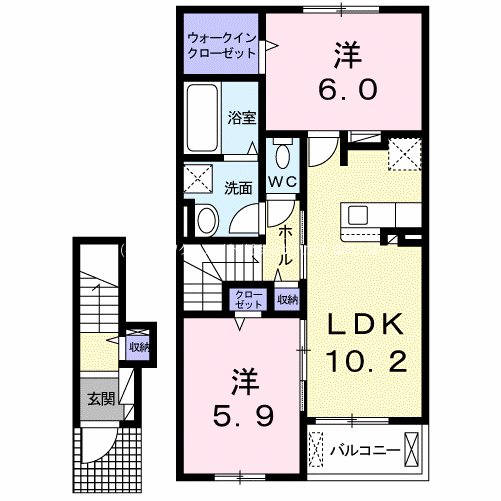 al・franc 間取り図