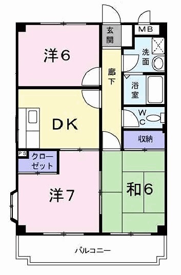 MANSION　LOTUS 間取り図