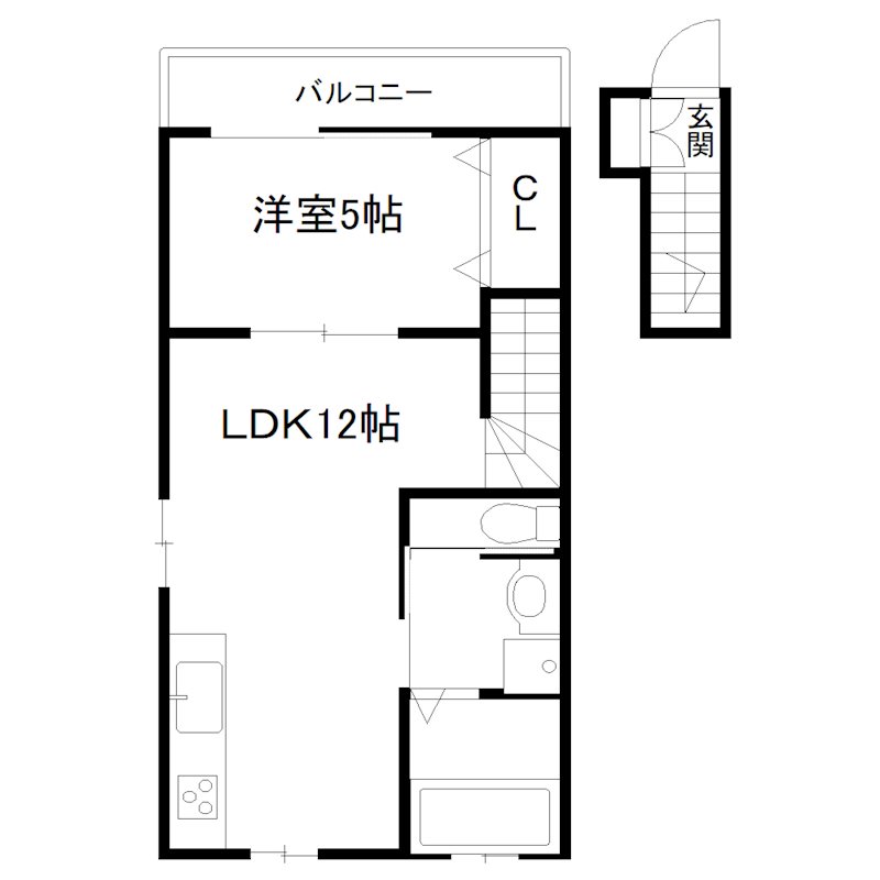 アンダンテ加古川本町 間取り図