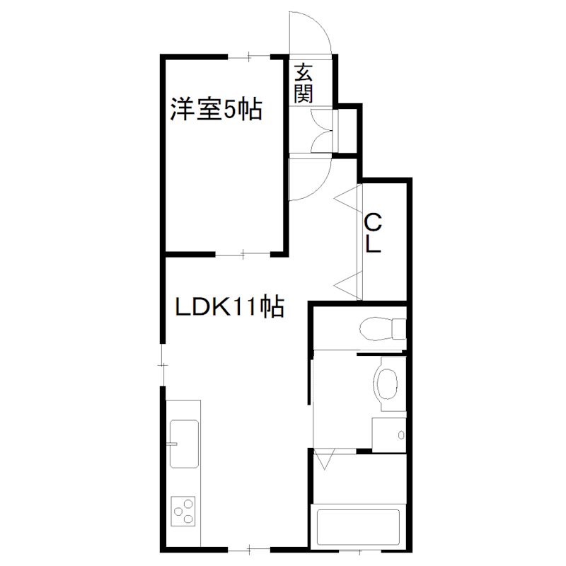 アンダンテ加古川本町 間取り図