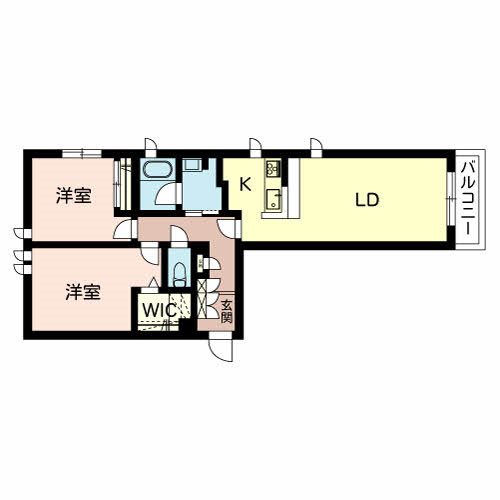 宝殿ハイツ峰 間取り図