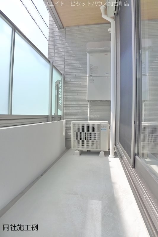 宝殿ハイツ峰 ベランダ