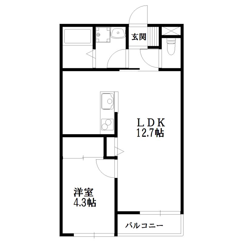 メゾン　アイリス 間取り図