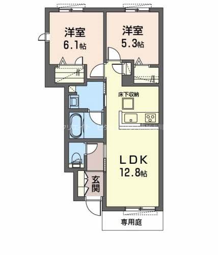 ウィステリアＡ 間取り図