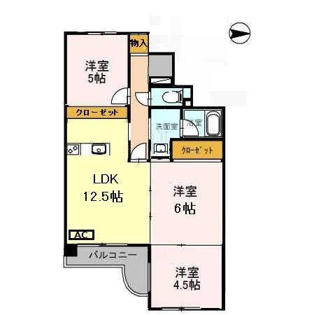 セ・ポワール加古川 間取り図